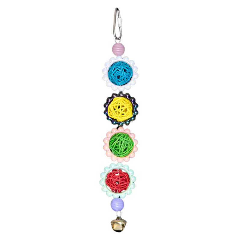 Flower Tower Bird Toy Lou Lou Bells Bird Toys
