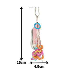 Hanging Shoe Bird Toy