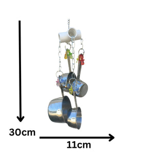 Measuring Cups with Dummies Bird Toy