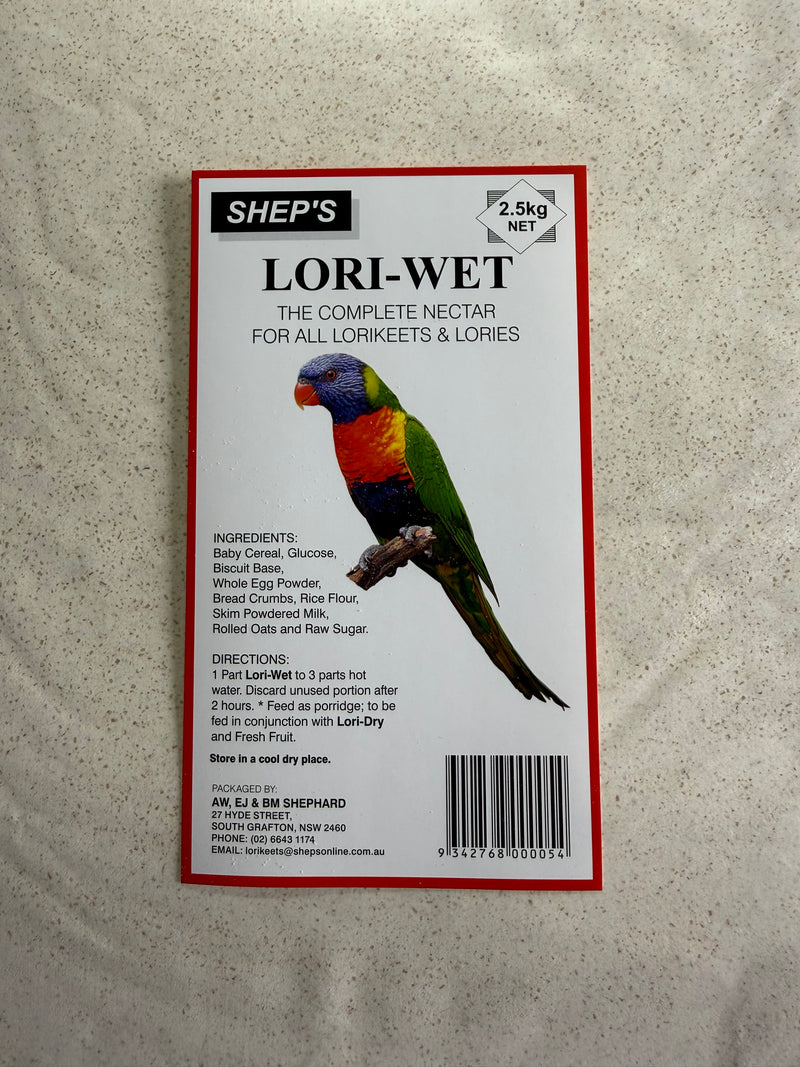 Shep’s Lorikeet Wet Food