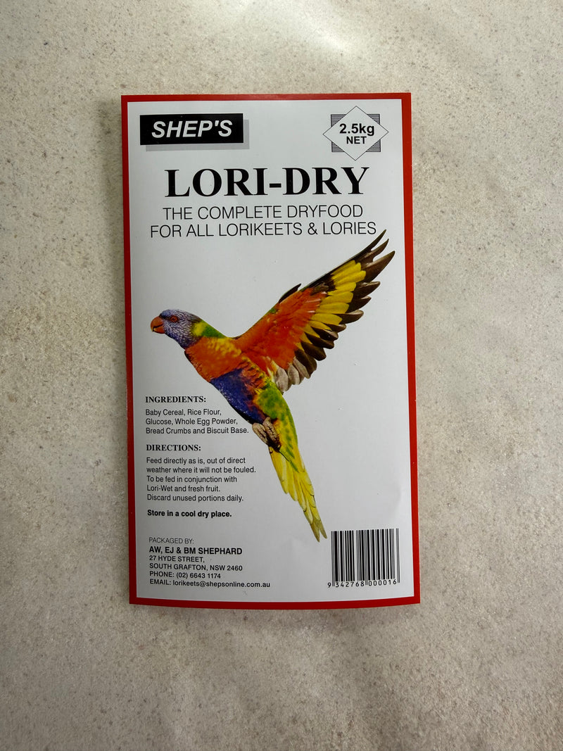 Sheps Lorikeet DryFood