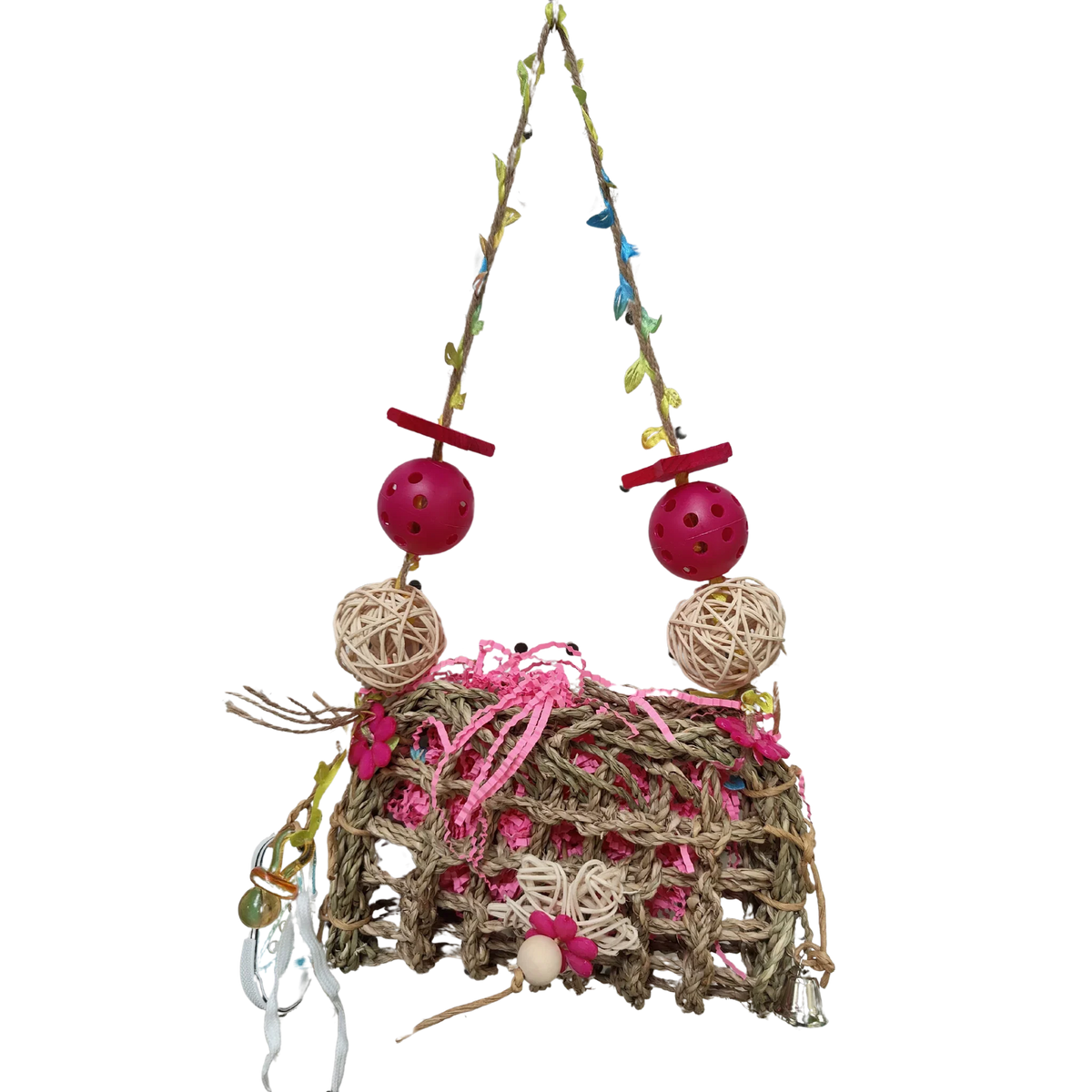 Mat Purse with Shoe Bird Toy