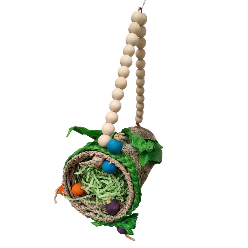 Paper Filled Tunnel Bird Toy