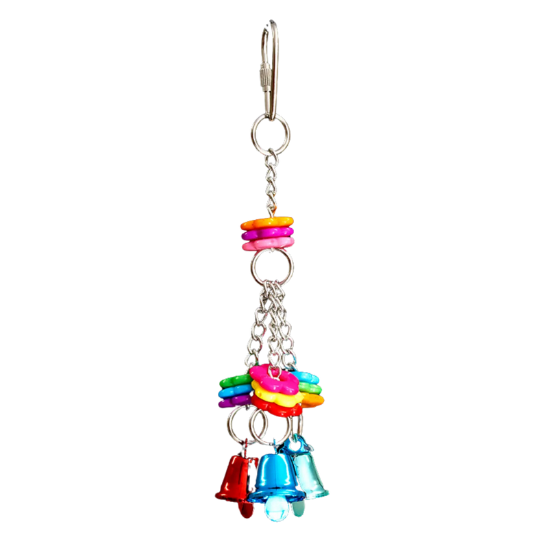 Small Flowers and Bells Bird Toy Lou Lou Bells Bird Toys