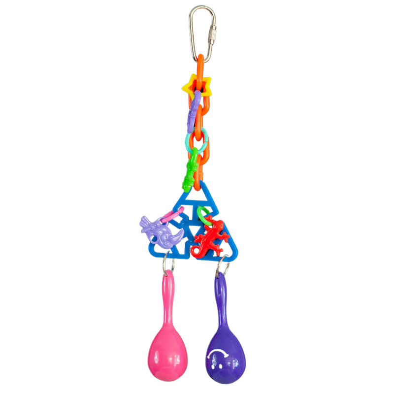 Triangle Shake bird Toy Lou Lou Bells Bird Toys